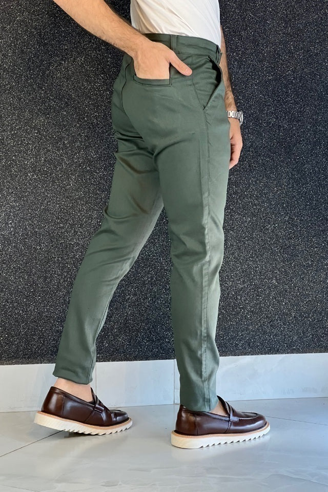 Calça Verde Militar Italiana