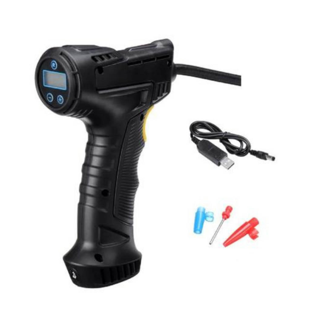 Calibrador De Pneus Digital + 3 Bicos Diferentes | Air Pro