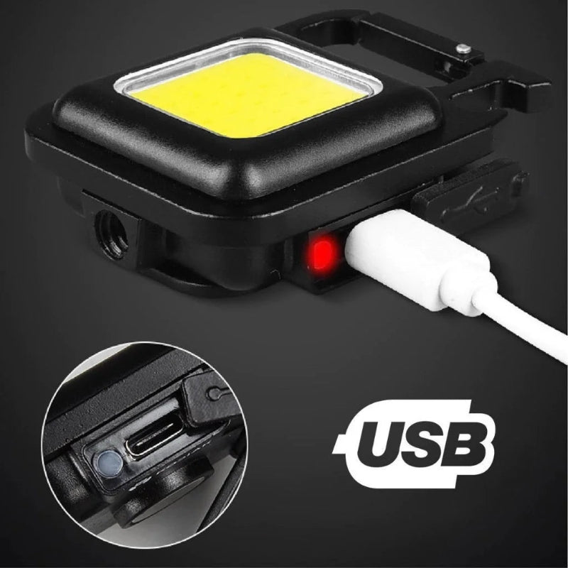 Mini Lanterna Multifuncional Titanium - Ultra Potente
