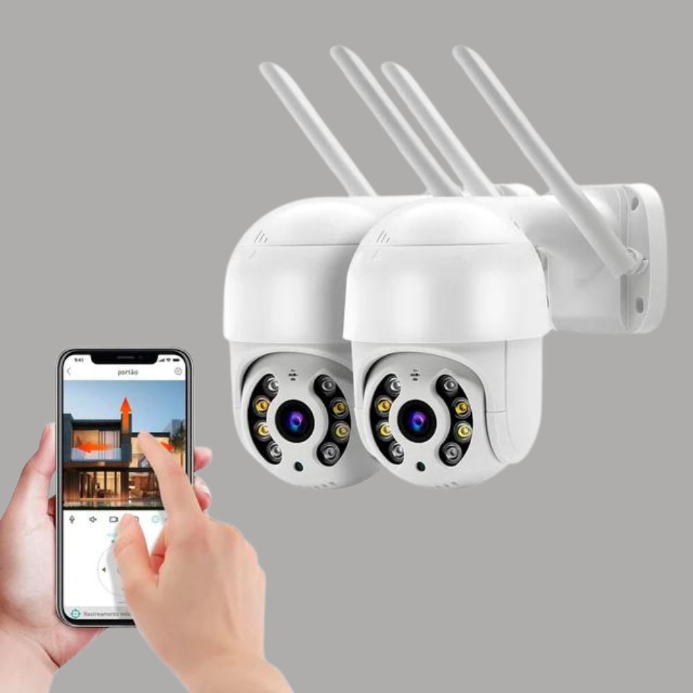 Câmera Icsee A8 Wi-Fi Full HD 1080p 360° Visão Noturna e Detecção Humana | TemPrime