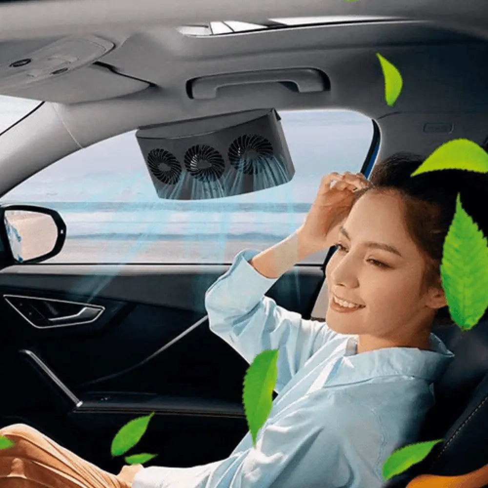 Ar Condicionado Portátil Para Carro - SolarFresh 1 Unidade + Brinde 048