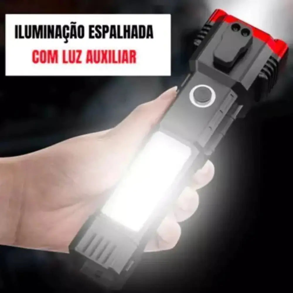 Lanterna Tática Multifuncional 4 em 1 - Ultra Potência (Pague 1 Leve 2) PAGUE 1 LEVE 2 036