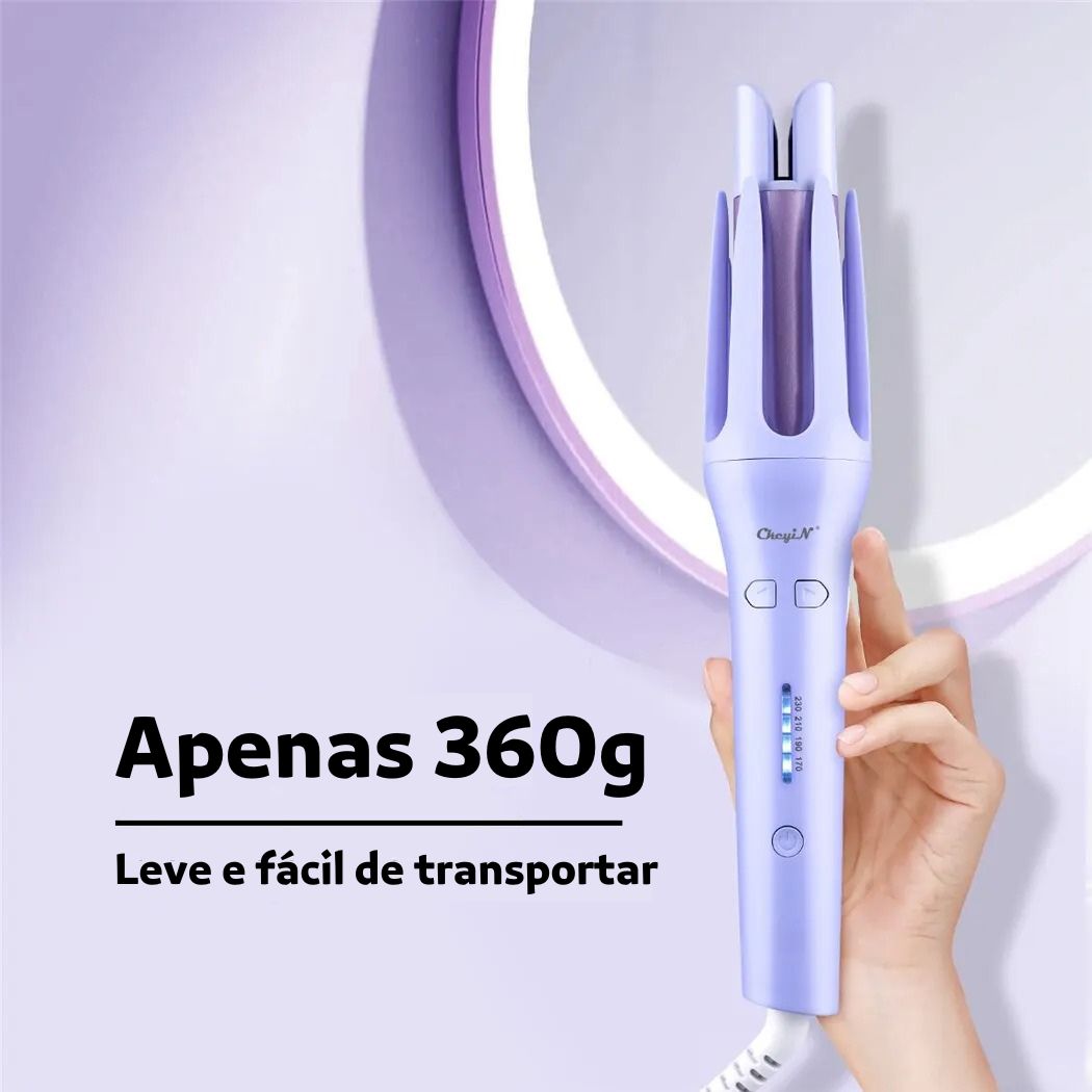 modelador de cachos, cacheador de cabelo, babyliss, modelador de cachos automatico, fazedor de cachos
