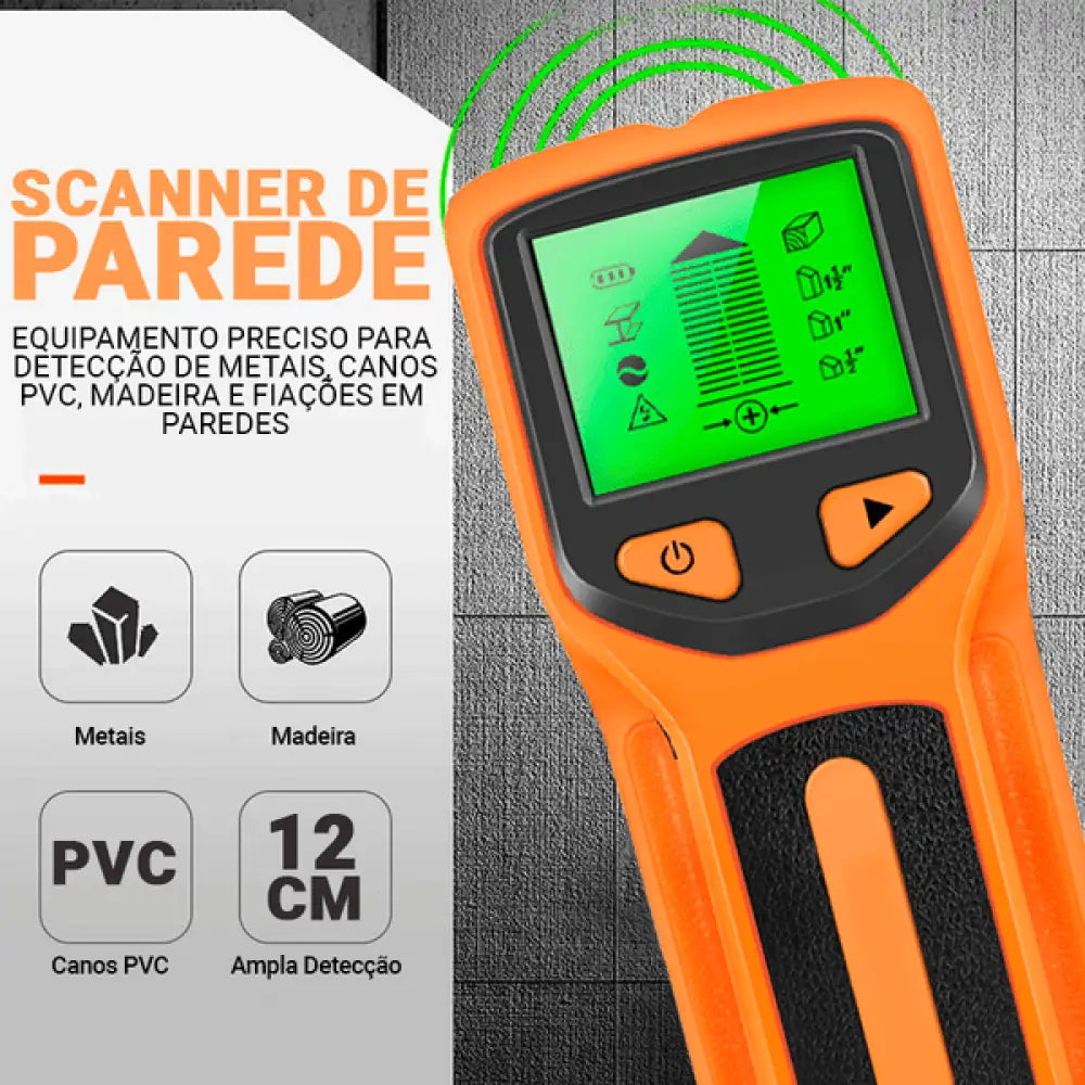Scanner de Parede Profissional Detector Multiuso 5 em 1 033