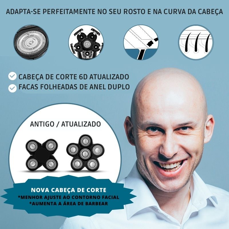 barbeador eletrico, barbeador eletrico masculino, aparelho de barbear elétrico, barbeador eletrico a prova d água, mini barbeador elétrico