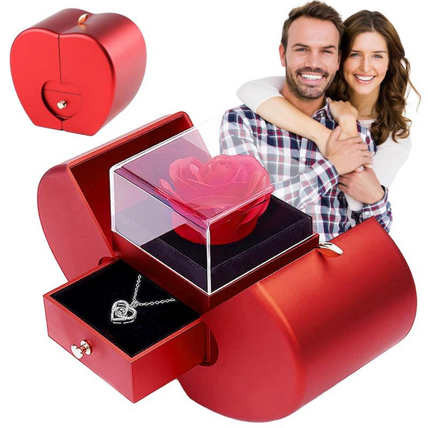 Colar Eterno Amor Caixa Surpresa - Prata 925