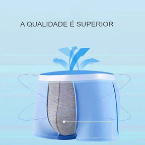 Cueca Boxer Masculina Seda Gelada e Ultrafina