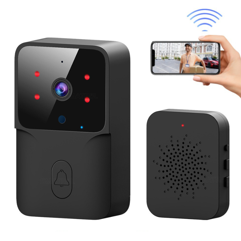 Campainha Wifi Eletrônica Sem Fio com Câmera