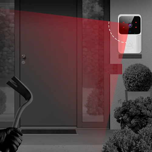 Campainha Wifi Eletrônica Sem Fio com Câmera