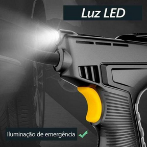 Calibrador De Pneus Digital + 3 Bicos Diferentes | Air Pro