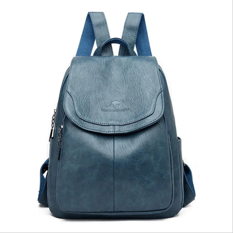 Mochila de Couro Legítimo Feminina - Bella