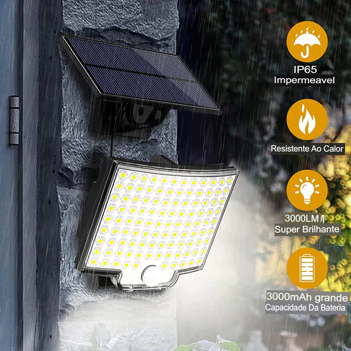 Holofote Solar LED 800W Impermeável para Jardim