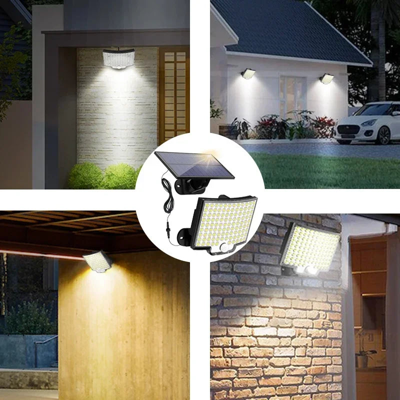 Holofote Solar LED 800W Impermeável para Jardim