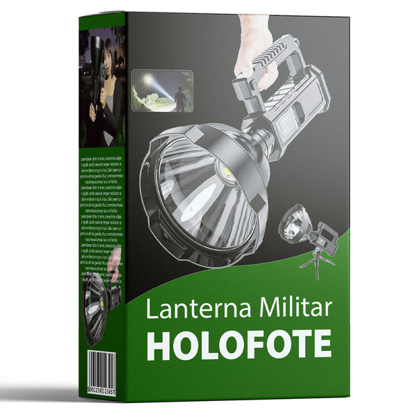 Lanterna Militar Holofote Multifuncional de Led - UltraPower