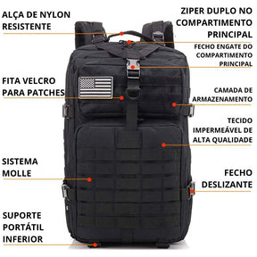 Mochila Tática Militar 50L | Impermeável