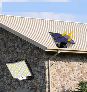 Holofote Solar LED 800W Impermeável para Jardim