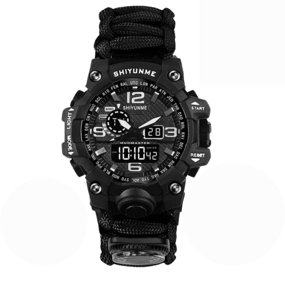 Relógio Masculino SHIYUNME-G à Prova D'Água com Display Duplo e LED | TemPrime