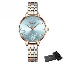 Relógio Feminino Elegance 9068S Quartz Pulseira em Aço Inoxidável | TemPrime