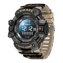 Relógio Masculino SMAEL 8050 Militar Digital 50m Cronômetro Alarme LED | TemPrime