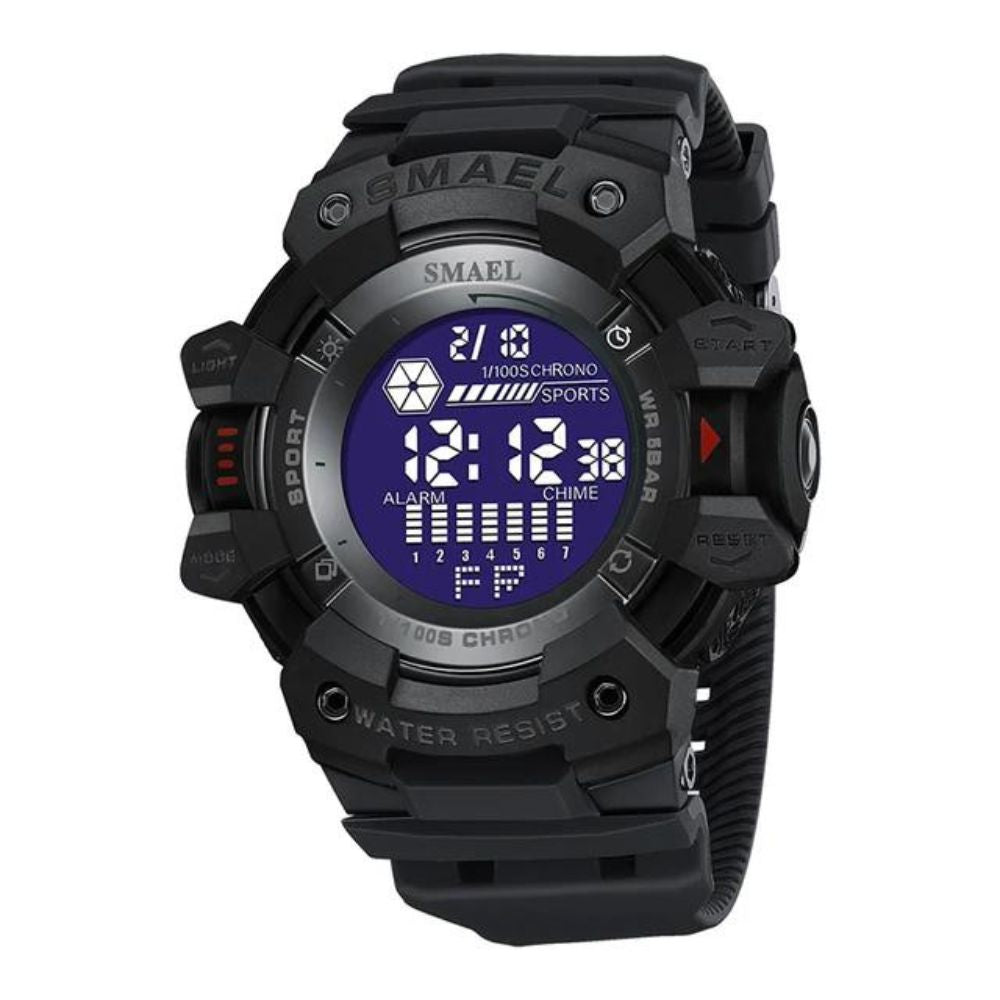 Relógio Masculino SMAEL 8050 Militar Digital 50m Cronômetro Alarme LED | TemPrime