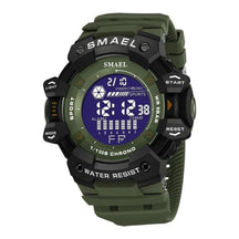 Relógio Masculino SMAEL 8050 Militar Digital 50m Cronômetro Alarme LED | TemPrime