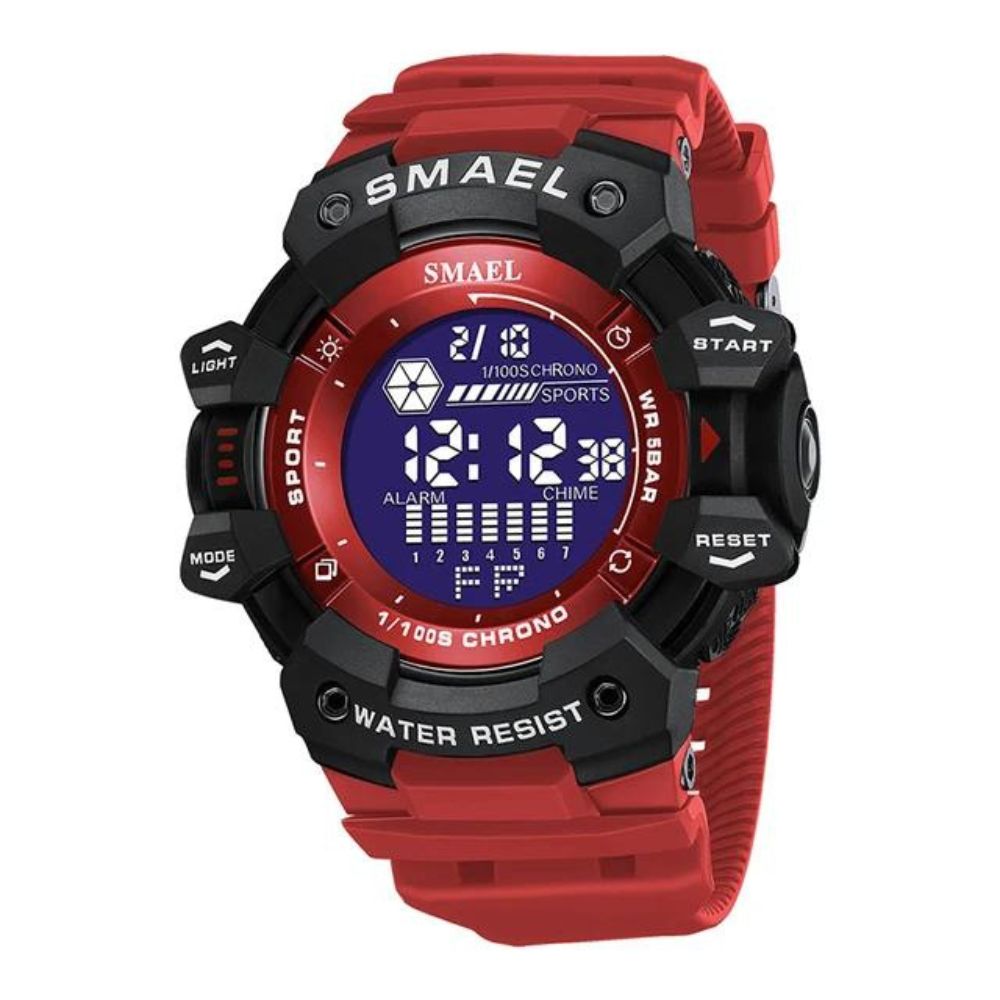 Relógio Masculino SMAEL 8050 Militar Digital 50m Cronômetro Alarme LED | TemPrime