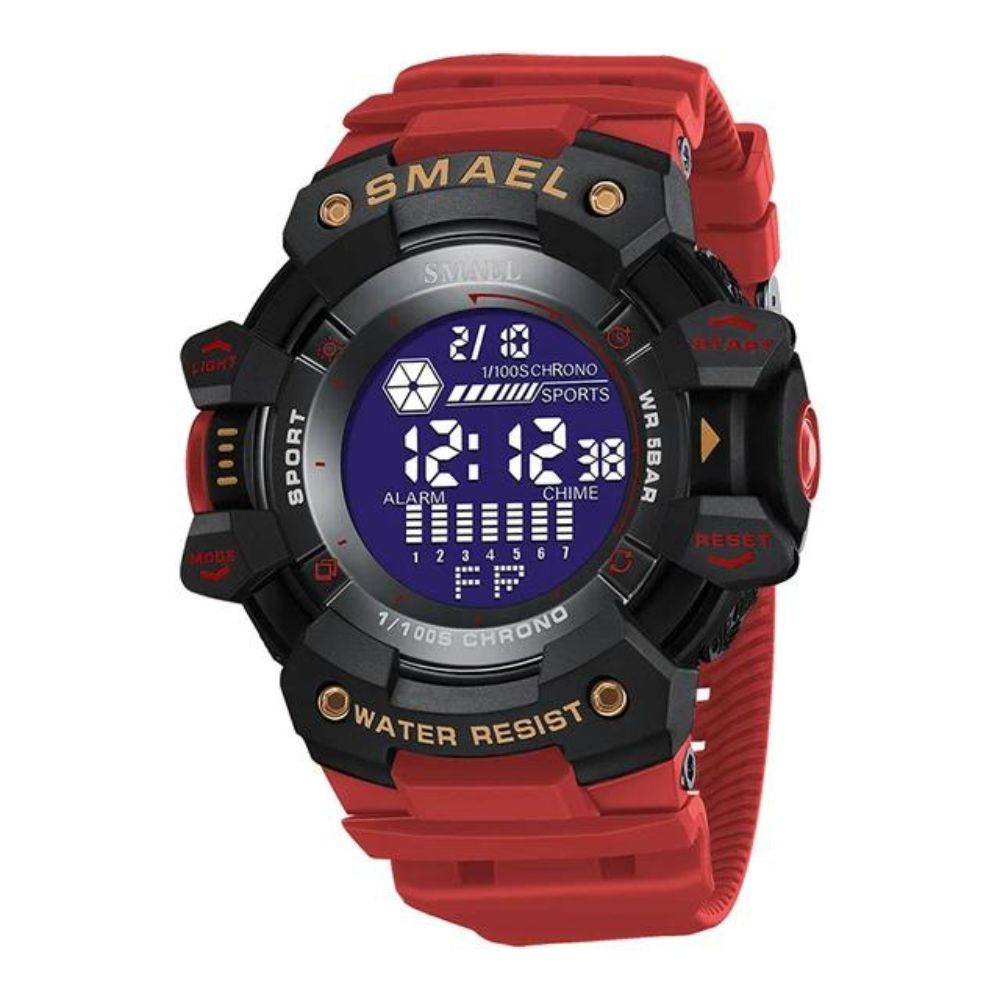 Relógio Masculino SMAEL 8050 Militar Digital 50m Cronômetro Alarme LED | TemPrime