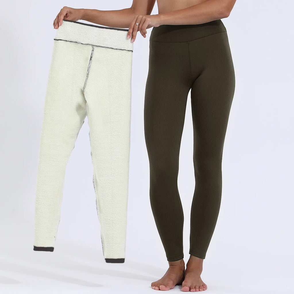 Calça Legging Feminina Térmica com Forro de Lã