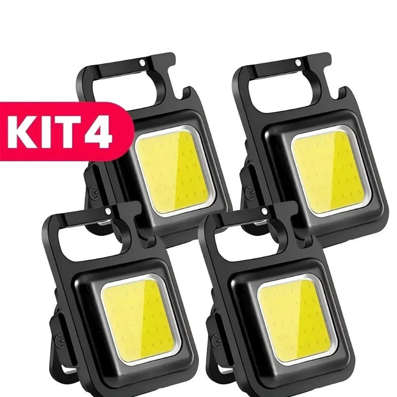 Mini Lanterna Multifuncional Titanium - Ultra Potente
