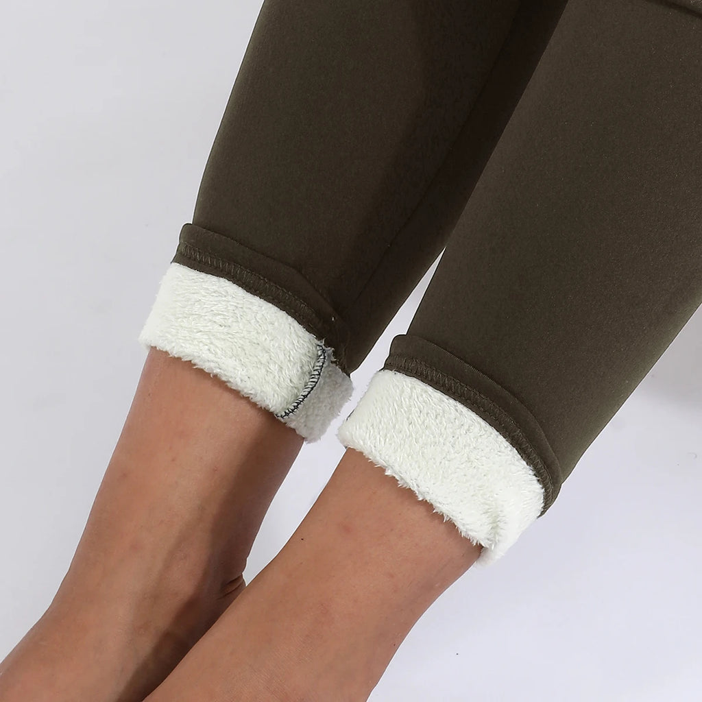 Calça Legging Feminina Térmica com Forro de Lã
