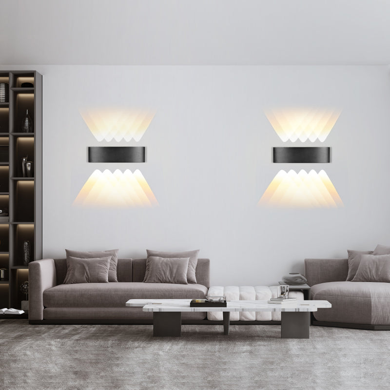 Arandela de Parede Retangular Led 2 Focos