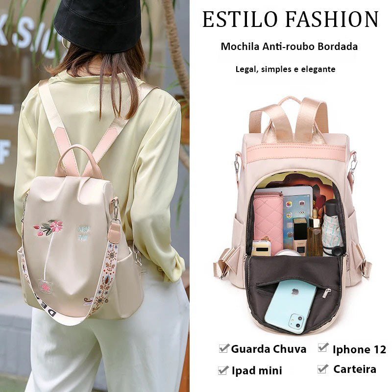 bolsa mochila feminina antifurto, bolsa impermeável feminina antifurto, bolsa antifurto feminina pequena