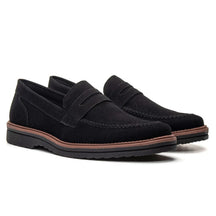 Loafer mocassim Oxford Em Couro Camurça Legitimo