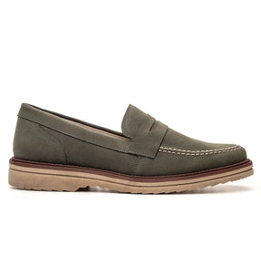 Loafer mocassim Oxford Em Couro Camurça Legitimo
