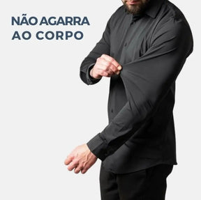 Camisa Social Masculina Anti Amassado - Ultra Comfort (Compre 1 Leve 2) 026