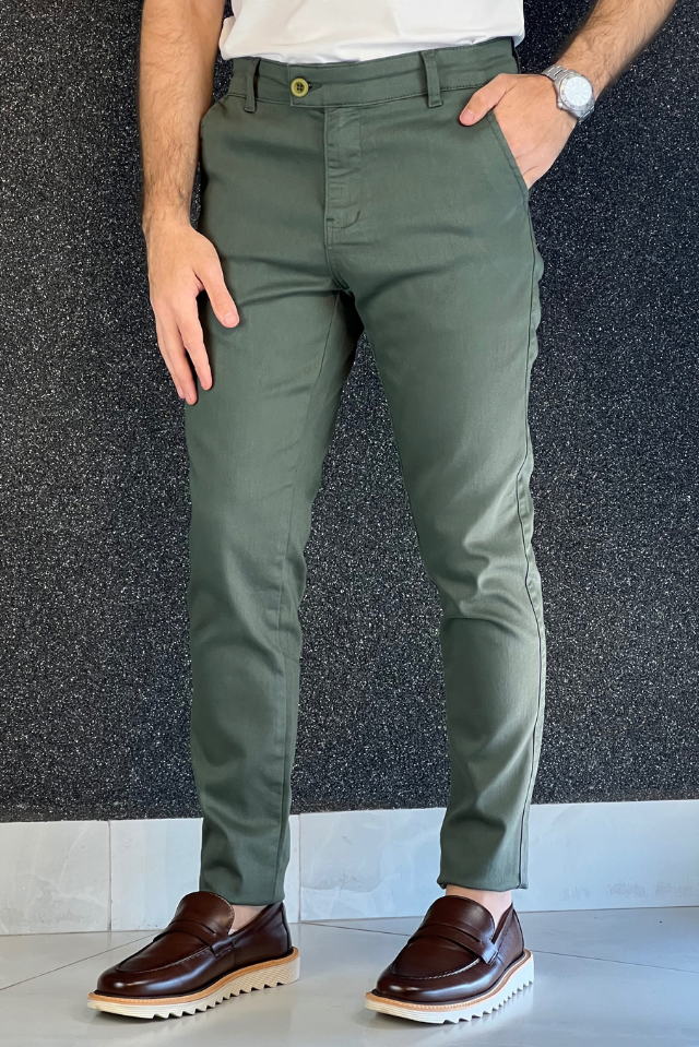 Calça Verde Militar Italiana