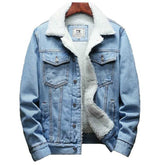 Jaqueta Jeans Masculina Forrada em Lã Bellvian - BL154