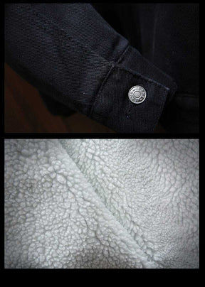 Jaqueta Jeans Masculina Forrada em Lã Bellvian - BL154