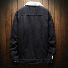 Jaqueta Jeans Masculina Forrada em Lã Bellvian - BL154