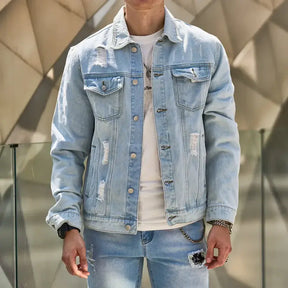 Jaqueta Jeans Masculina Hyper Bellvian - BL213