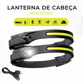 Lanterna de Cabeça Tech Pro À Prova D’água | Compre 1 Leve 2 2 unidades + brinde 043
