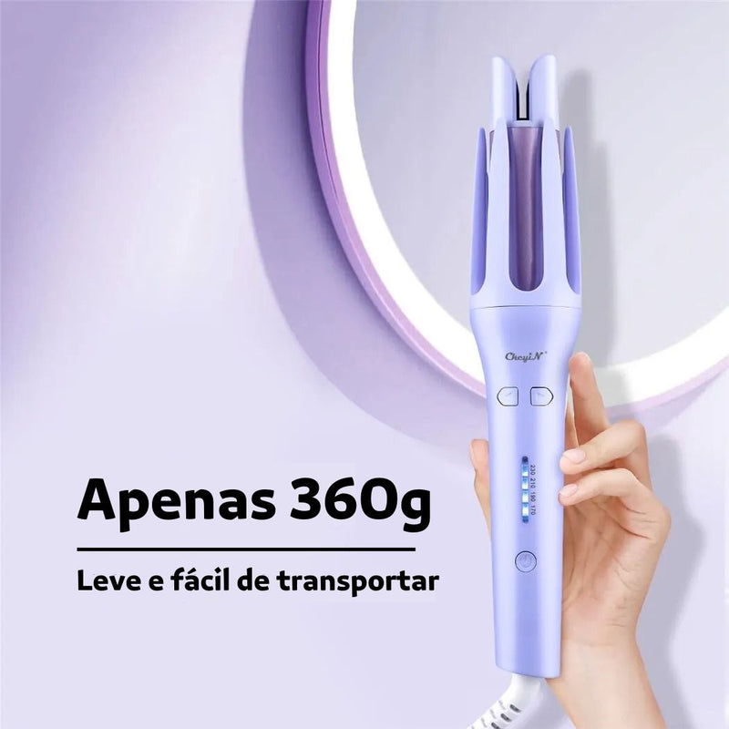 modelador de cachos, cacheador de cabelo, babyliss, modelador de cachos automatico, fazedor de cachos