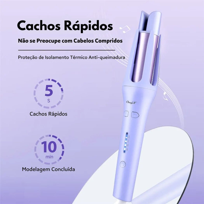 modelador de cachos, cacheador de cabelo, babyliss, modelador de cachos automatico, fazedor de cachos