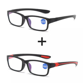 Óculos Inteligente Anti Luz Azul - Compre 01 Leve 2 01 Vermelho + 01 Preto 040