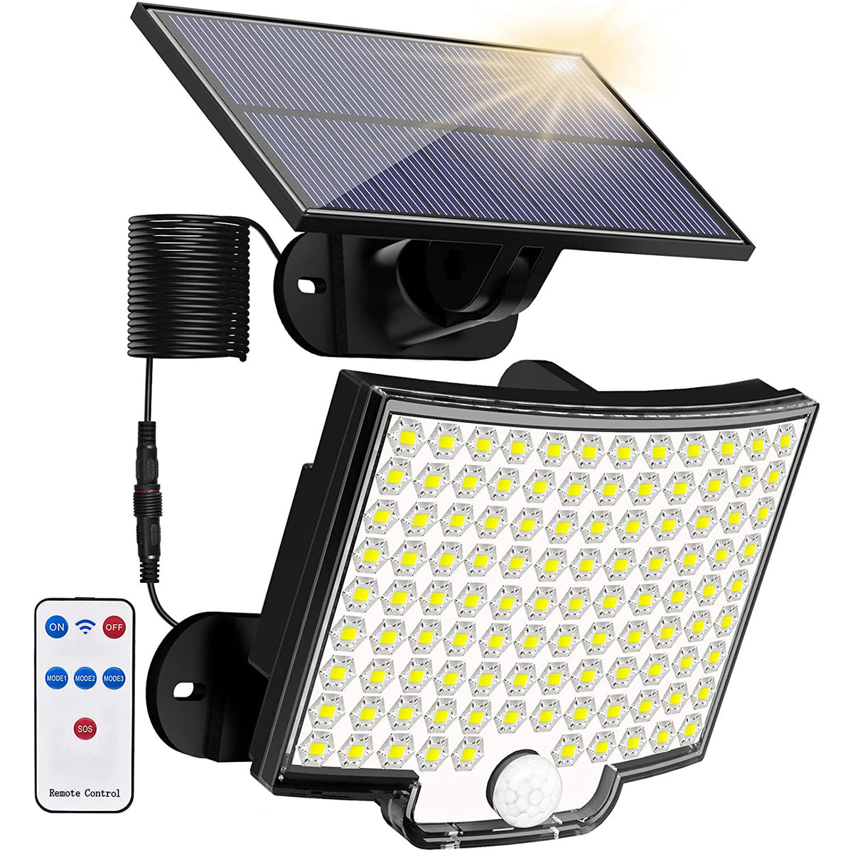 Holofote Solar LED 800W Impermeável para Jardim