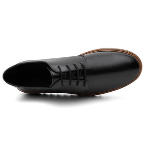 Sapato Social Masculino Esporte Fino Derby Preto Sola Alta