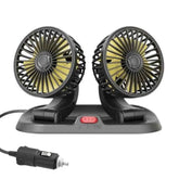 Ventilador Duplo para Carros 360° - Super Potente 1 Unidade