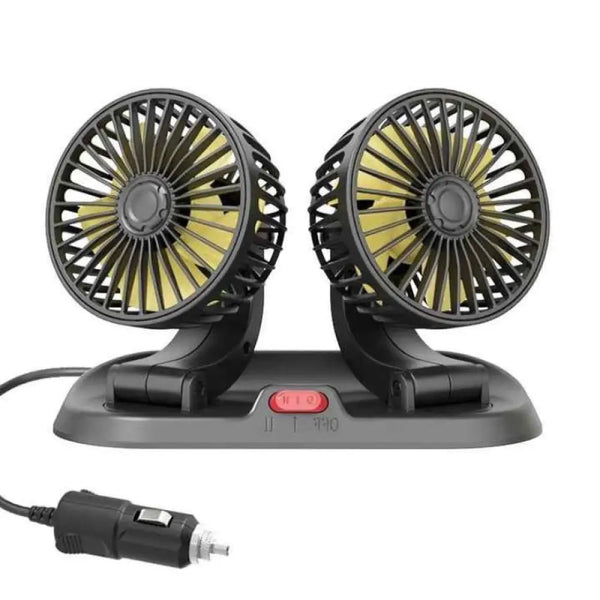 Ventilador Duplo para Carros 360° - Super Potente 1 Unidade