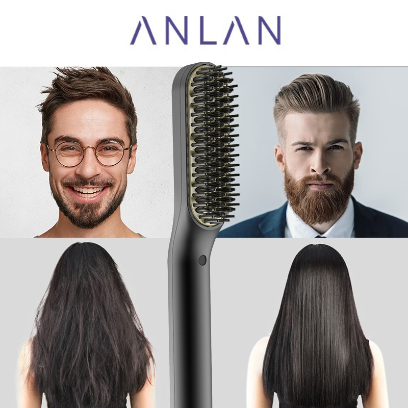 Pente Elétrico Para Barba e Cabelo