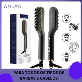 Pente Elétrico Para Barba e Cabelo